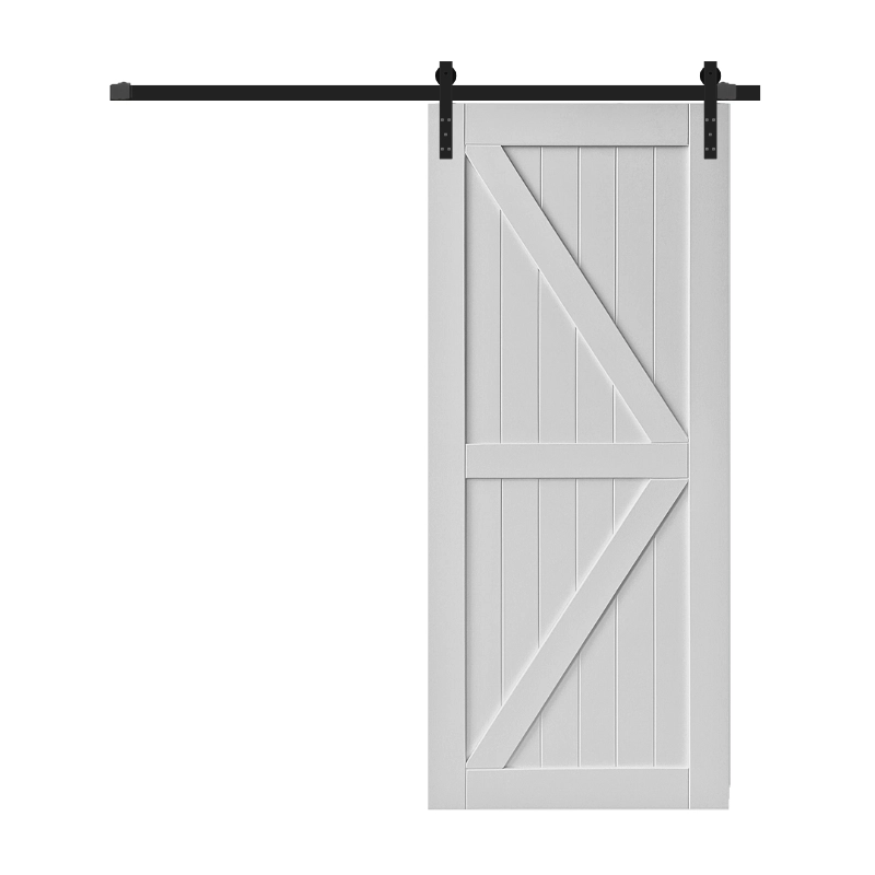V-shape sliding barn door