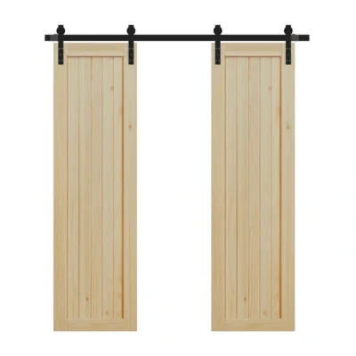 Double Vertical Sliding Barn Door