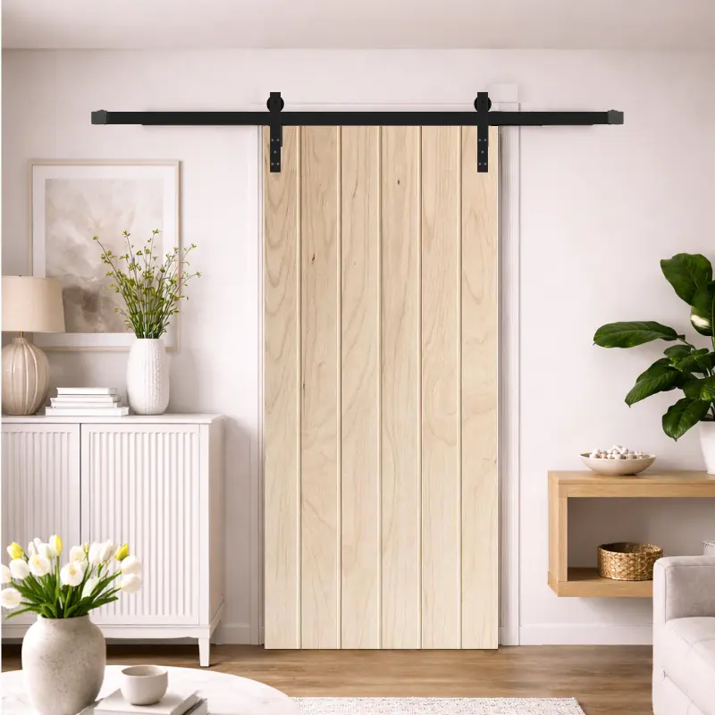 vertical slat sliding barn door
