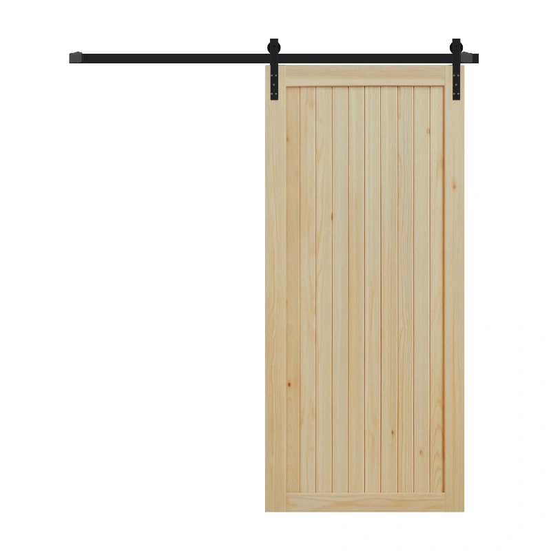 Vertical Pine Sliding Barn Door
